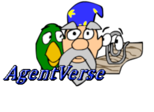 AgentVerse logo.